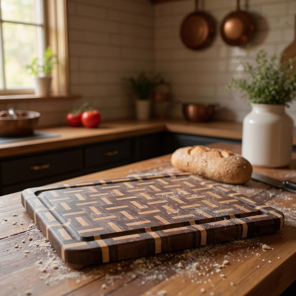 L1001 - Walnut Maple Weave